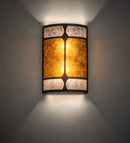 Meyda 12" Wide Kleba Wall Sconce 240511