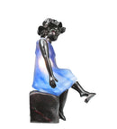 Meyda 9.5"H Silhouette Passing Time Accent Lamp '24074