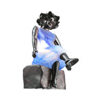 Meyda 9.5"H Silhouette Passing Time Accent Lamp '24074