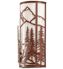 Meyda 8" Wide Alpine Wall Sconce 240975