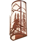 Meyda 8" Wide Alpine Wall Sconce 240975