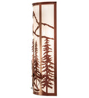 Meyda 8" Wide Alpine Wall Sconce 240975
