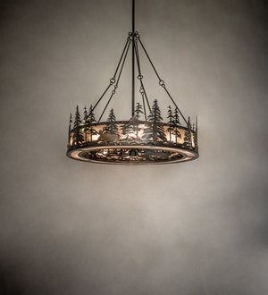 Meyda 56" Wide Wildlife at Dusk Chandel-Air 241416