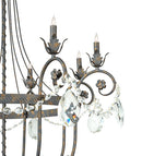 Meyda 40" Wide Antonia 8 Light Chandelier- 241448