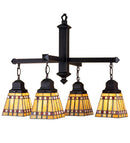 Meyda 26"W Prairie Corn 4 LT Chandelier.609 24265
