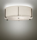 Meyda 42" Wide Cilindro Structure Flushmount 243105