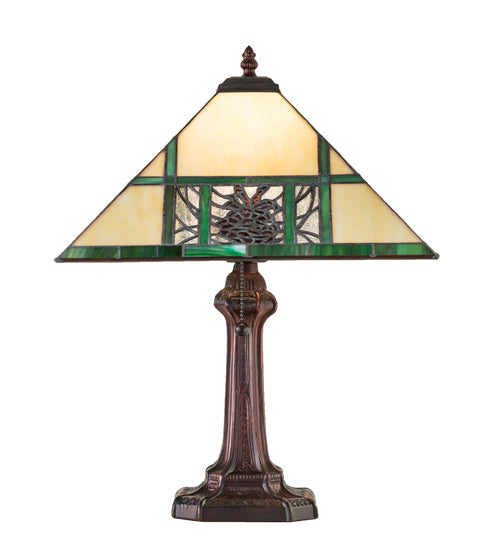 Meyda 19" High Pinecone Ridge Table Lamp- 244267