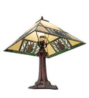 Meyda 19" High Pinecone Ridge Table Lamp- 244267