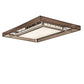 Meyda 72" Long Quadrato Rich Umador Semi-Flushmount- 244290