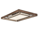 Meyda 72" Long Quadrato Rich Umador Semi-Flushmount- 244290
