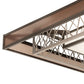 Meyda 72" Long Quadrato Rich Umador Semi-Flushmount- 244290