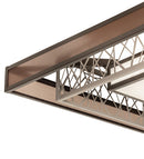 Meyda 72" Long Quadrato Rich Umador Semi-Flushmount- 244290