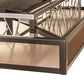 Meyda 72" Long Quadrato Rich Umador Semi-Flushmount- 244290
