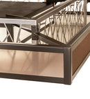 Meyda 72" Long Quadrato Rich Umador Semi-Flushmount- 244290
