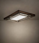Meyda 72" Long Quadrato Rich Umador Semi-Flushmount 244290