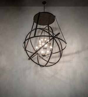 Meyda 60" Wide Gimbal Grinado Chandelier 244484