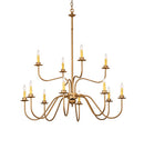 Meyda 42" Wide Ean 12 Light Two Tier Chandelier 244516