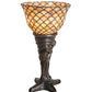 Meyda 15" High Tiffany Fishscale Mini Lamp- 244877