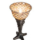 Meyda 15" High Tiffany Fishscale Mini Lamp- 244877