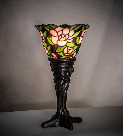Meyda 15" High Begonia Mini Lamp- 244878
