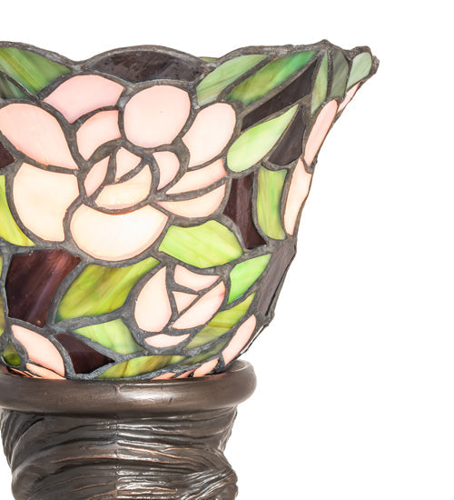 Meyda 15" High Begonia Mini Lamp- 244878