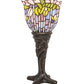 Meyda 15" High Tiffany Flowering Lotus Mini Lamp- 244885