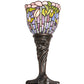 Meyda 15" High Tiffany Flowering Lotus Mini Lamp- 244885