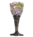 Meyda 15" High Tiffany Flowering Lotus Mini Lamp- 244885