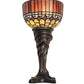 Meyda 15" High Tiffany Candice Mini Lamp- 244895