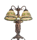 Meyda 23" High Tiffany Roman 3 Light Table Lamp- 245484