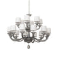 Meyda 48" Wide Murano Almaden Southland 18 Light Chandelier- 245498