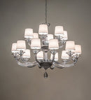 Meyda 48" Wide Murano Almaden Southland 18 Light Chandelier.. 245498