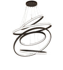 Meyda 60" Wide Anillo 5 Ring Cascading Chandelier- 246666