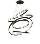 Meyda 60" Wide Anillo 5 Ring Cascading Chandelier- 246666