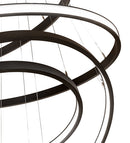 Meyda 60" Wide Anillo 5 Ring Cascading Chandelier- 246666