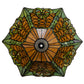 Meyda 16" Wide Duffner & Kimberly Shell & Diamond Shade '24703