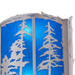 Meyda 15" Wide Tall Pines Wall Sconce- 247411