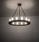 Meyda 36" Wide Loxley 12 Light Chandelier 247663