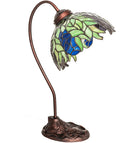 Meyda 18" High Tiffany Honey Locust Desk Lamp- 247919