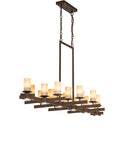 Meyda 72" Wide Dante 16 Light Oblong Chandelier 248047