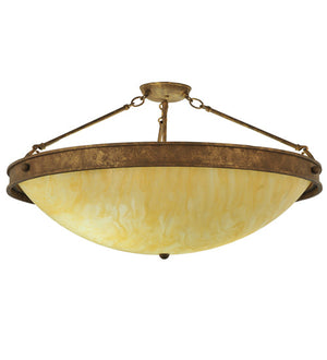 Meyda 30" Wide Dionne Semi-Flushmount 249841