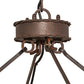 Meyda 60" Wide Loxley Escabroso Chandelier- 249891