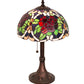 Meyda 17" High Renaissance Rose Accent Lamp- 251062