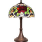Meyda 17" High Renaissance Rose Accent Lamp- 251062