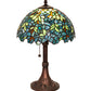 Meyda 17" High Nightfall Wisteria Table Lamp- 251088