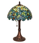 Meyda 17" High Nightfall Wisteria Table Lamp- 251088