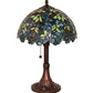 Meyda 17" High Nightfall Wisteria Table Lamp- 251088