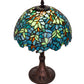 Meyda 17" High Nightfall Wisteria Table Lamp- 251088