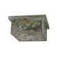 Meyda 14" Square Hyde Park Ginkgo Flushmount '251383
