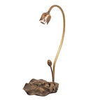 Meyda 16" High Stained Glass Pond Lily Accent Lamp - 251570